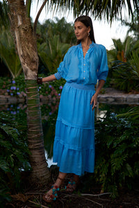 Loobies Story Waterlily Shirt - Bluebell
