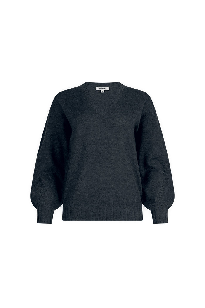 Loobies  Story Bonnie V Sweater - Indigo