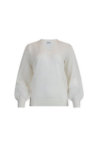 Loobies  Story Bonnie V Sweater - Winter White