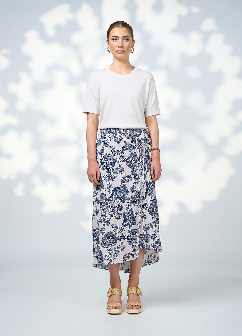Loobies  Story Indie Skirt - Bone Multi