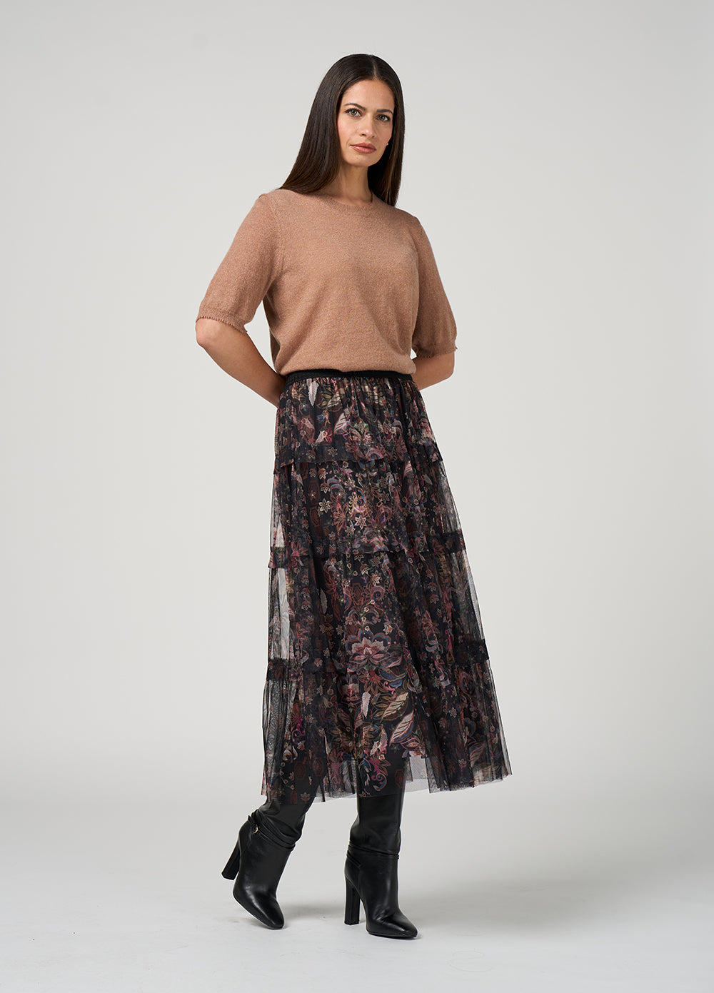 Loobies Story Antoinette Skirt -  Black Multi