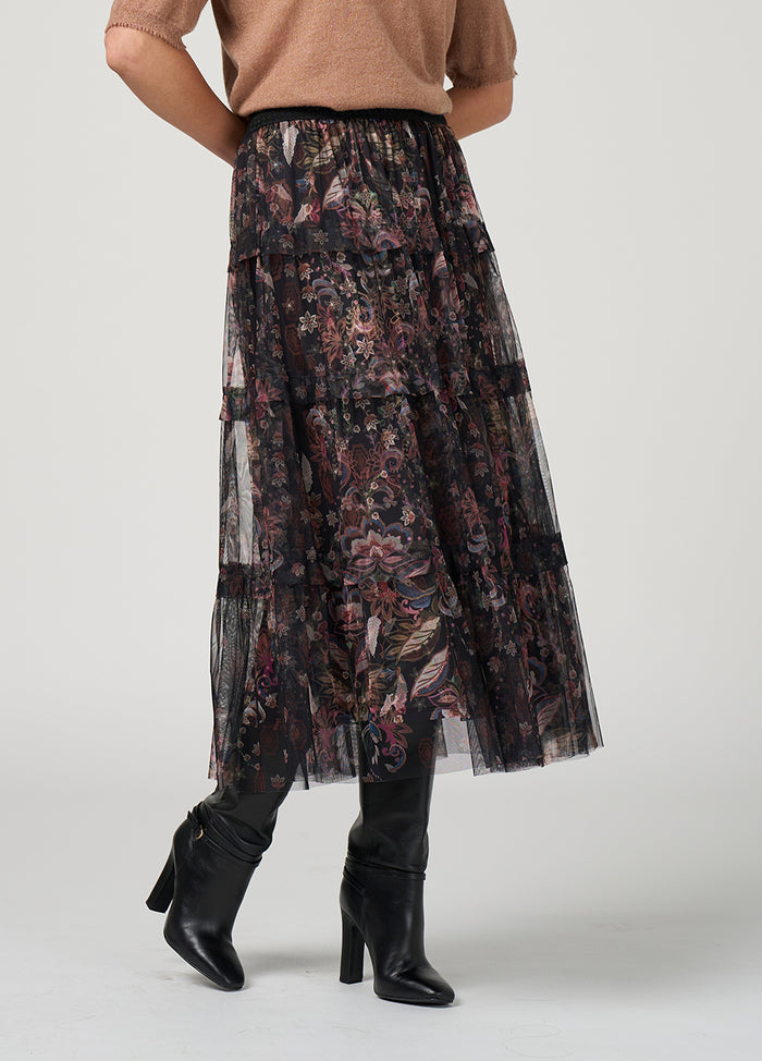 Loobies Story Antoinette Skirt -  Black Multi