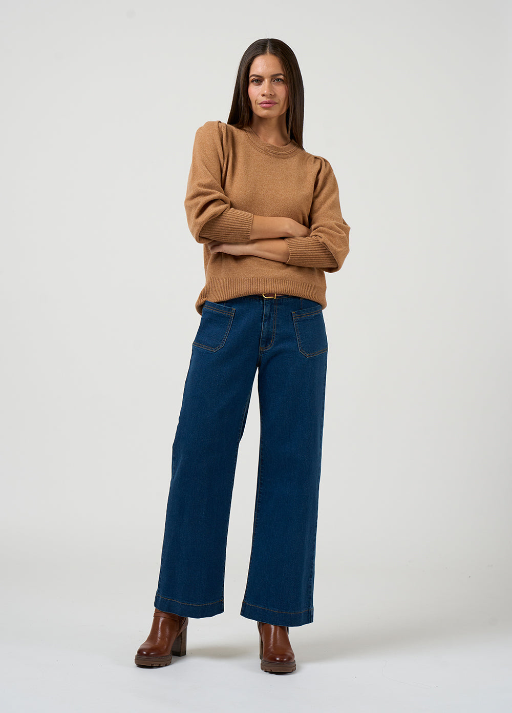 Loobies  Story Odette Sweater - Caramel