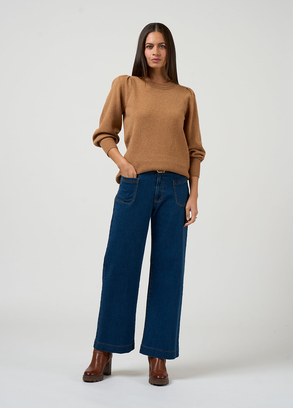 Loobies  Story Odette Sweater - Caramel