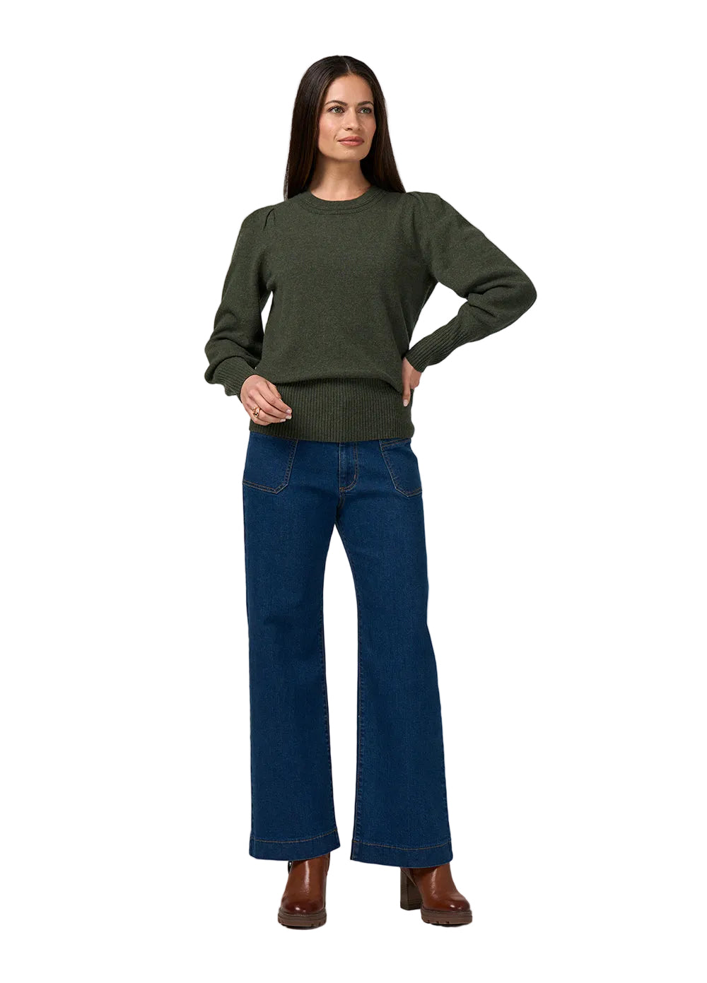 Loobies Story Odette Sweater - Olive