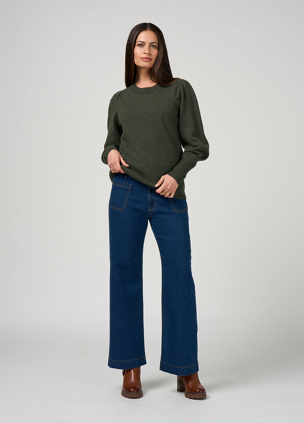 Loobies Story Odette Sweater - Olive