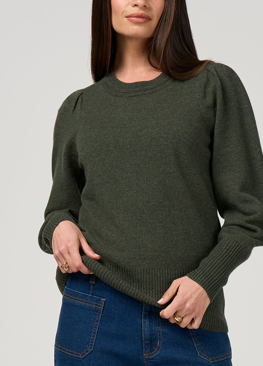 Loobies Story Odette Sweater - Olive