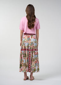 Loobies Story Jaffna Skirt – Bone Multi