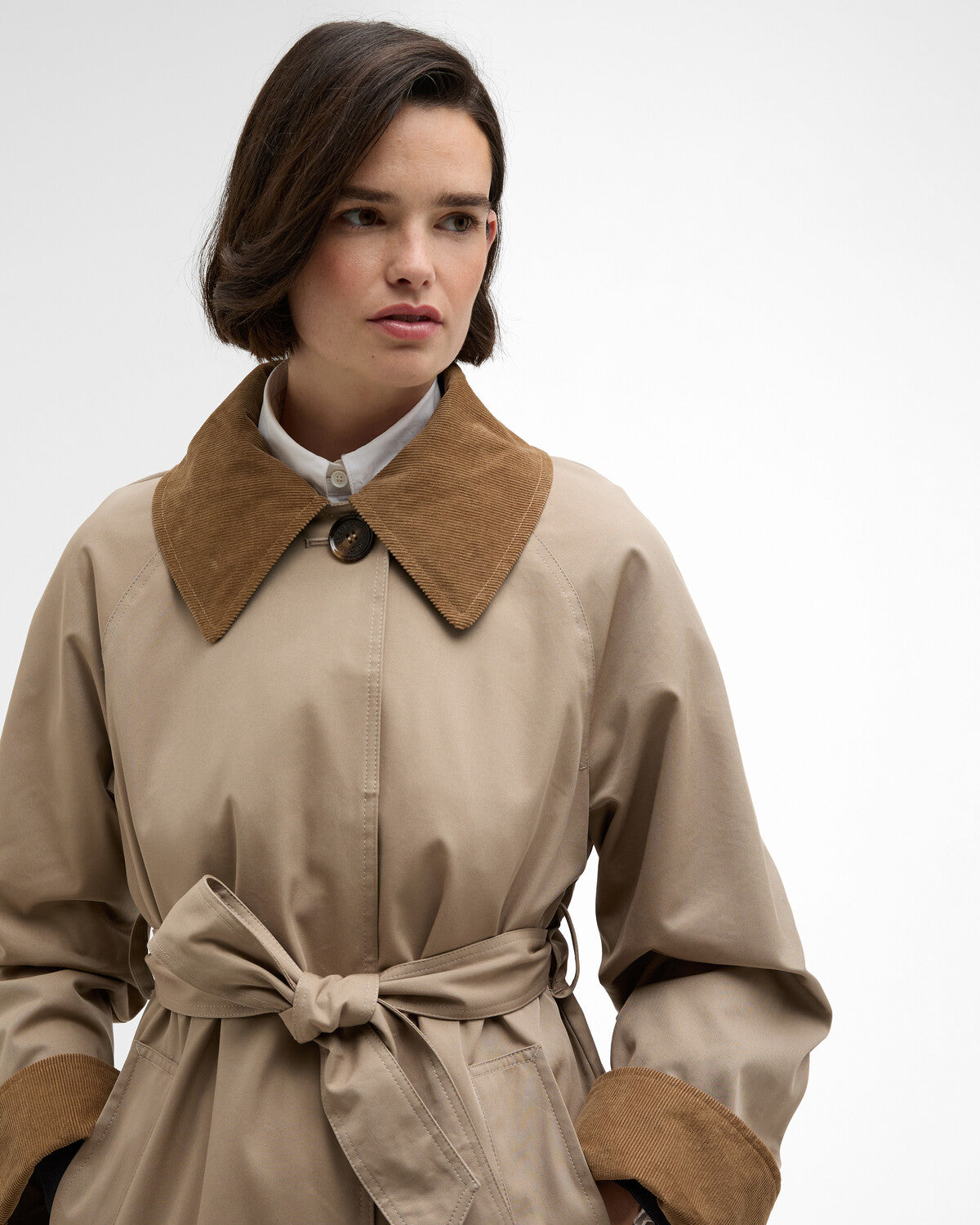 Barbour Reagan Showerproof Jacket - Honey/Ancient Poplar