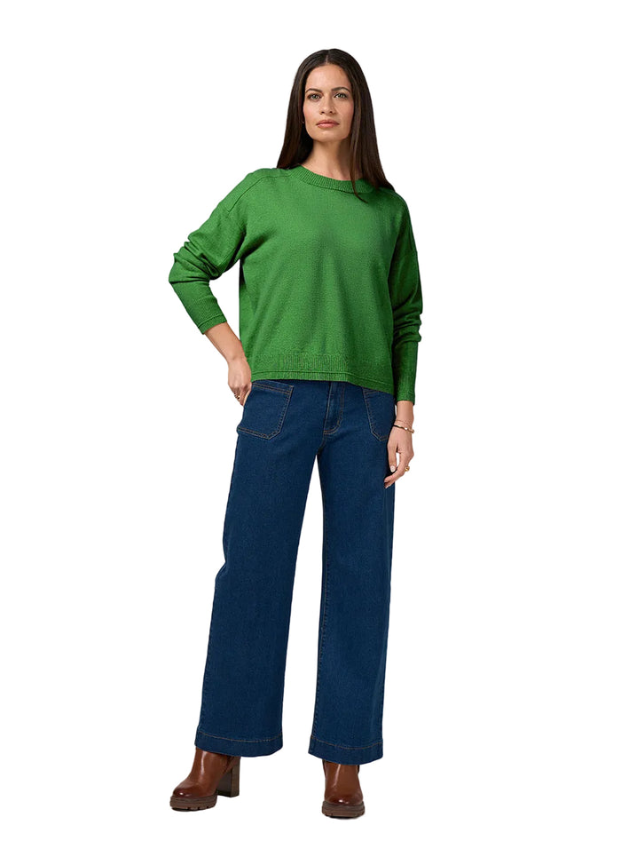 Loobies Story Alexi Sweater - Kelly Green