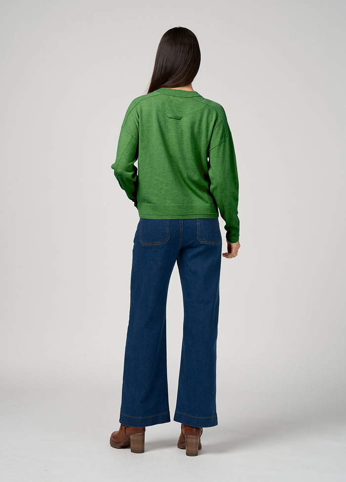 Loobies Story Alexi Sweater - Kelly Green