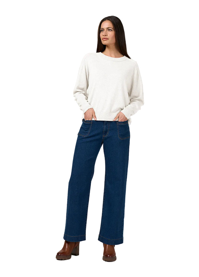 Loobies Story Alexi Sweater - Winter White