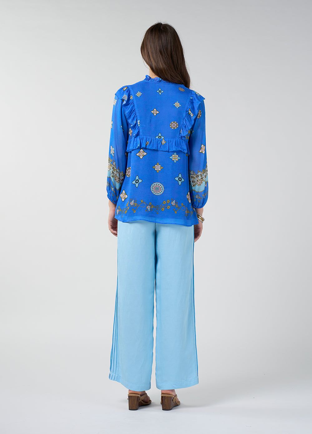 Loobies Story Dambulla Blouse – Azure Multi