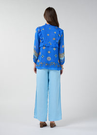 Loobies Story Dambulla Blouse – Azure Multi