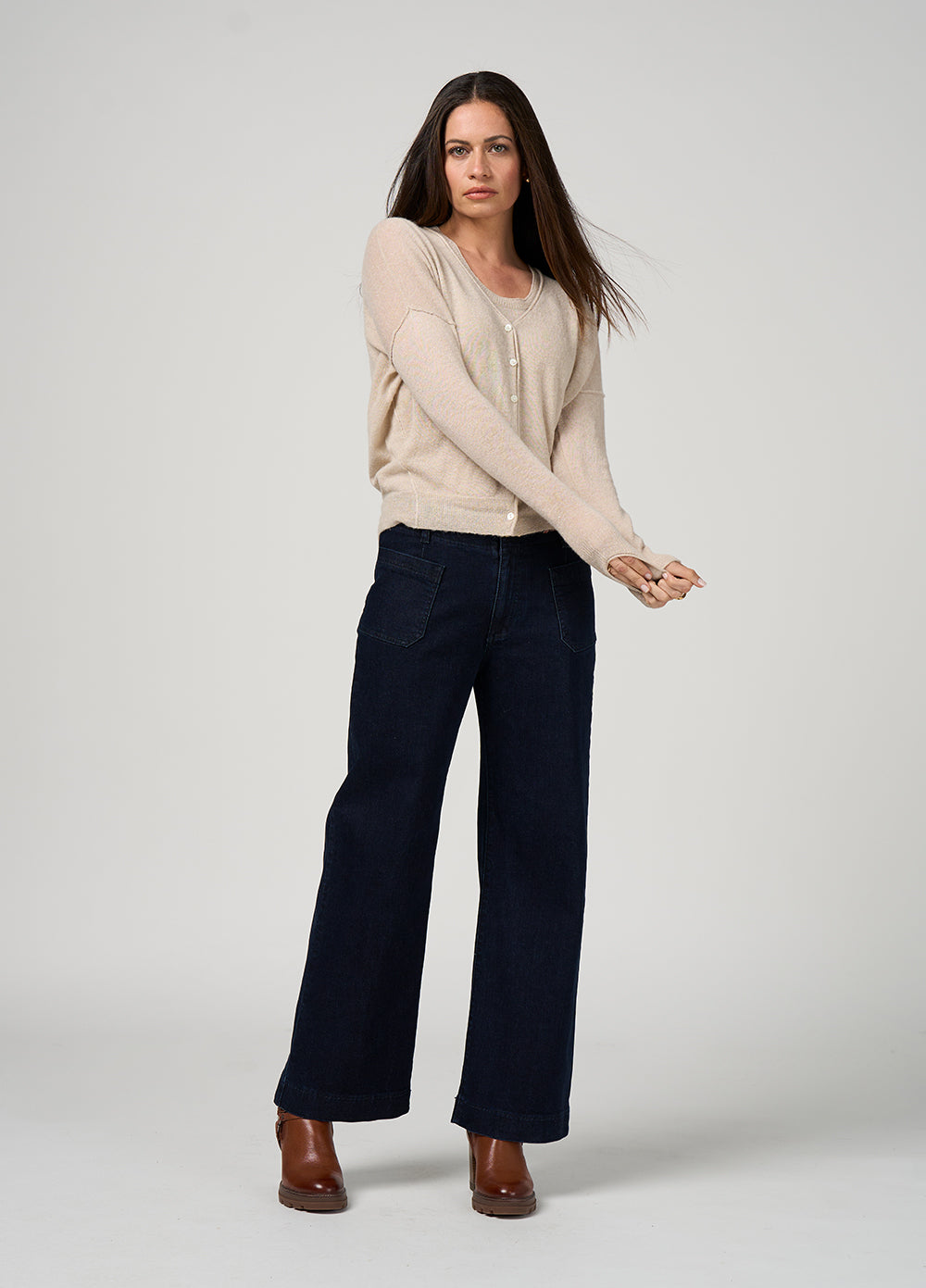 Loobies Story Lumira Cardi - Oyster