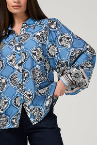 Loobies Story Taj Mahal Shirt - Chambray Multi