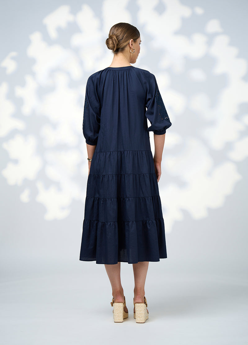 Loobies Story Calli Midi Dress - Indigo