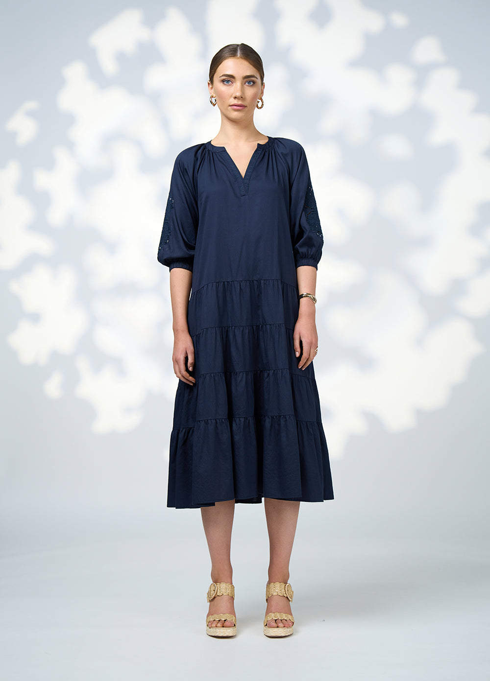 Loobies Story Calli Midi Dress - Indigo
