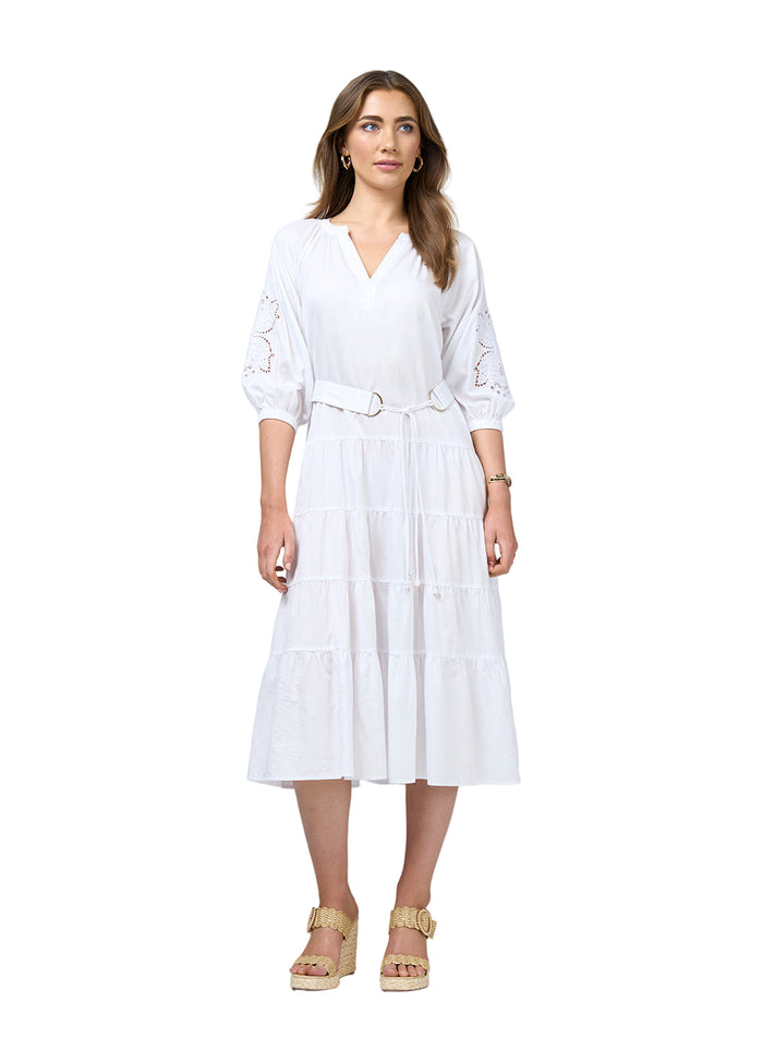 Loobies  Story Calli Midi Dress - White