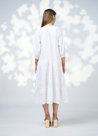 Loobies  Story Calli Midi Dress - White