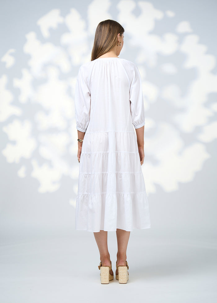 Loobies  Story Calli Midi Dress - White
