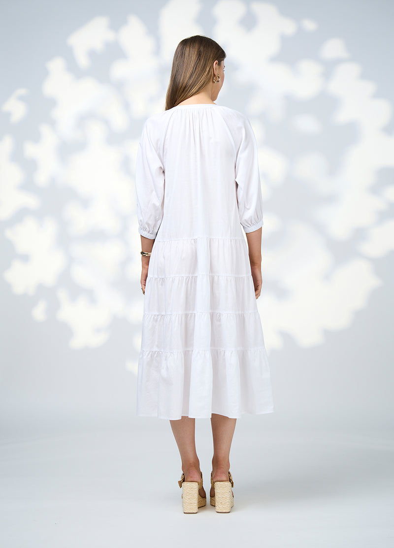 Loobies  Story Calli Midi Dress - White