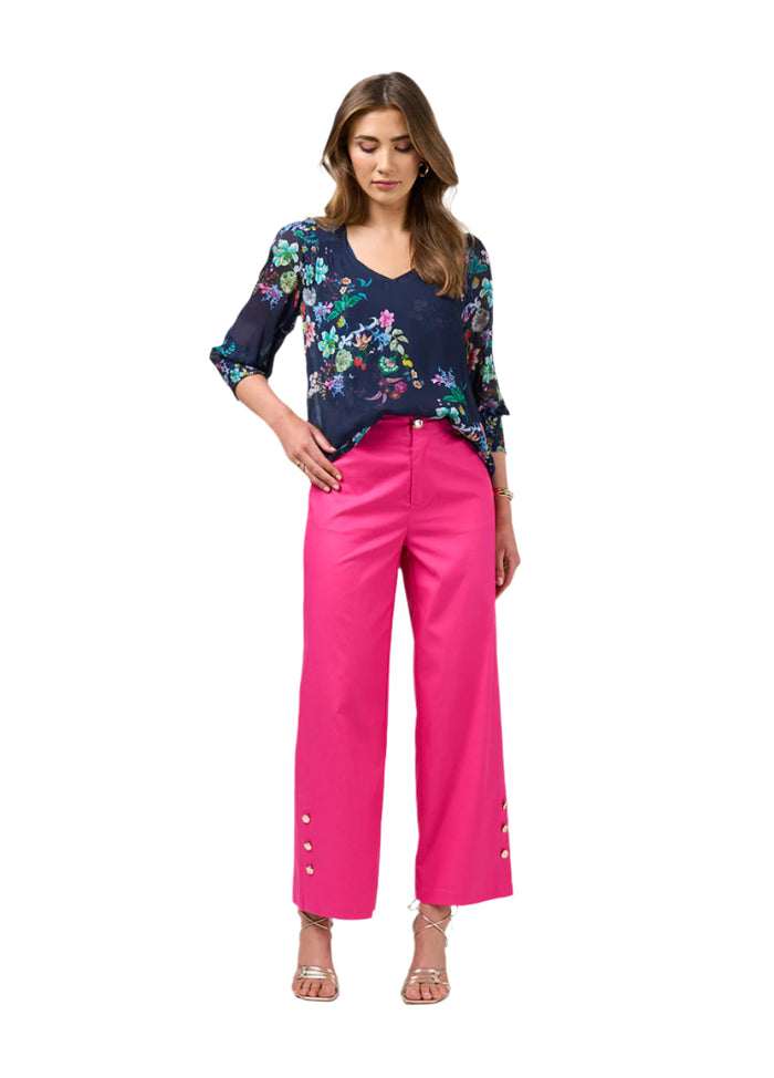 Loobies  Story La Bohème Top - Indigo Multi
