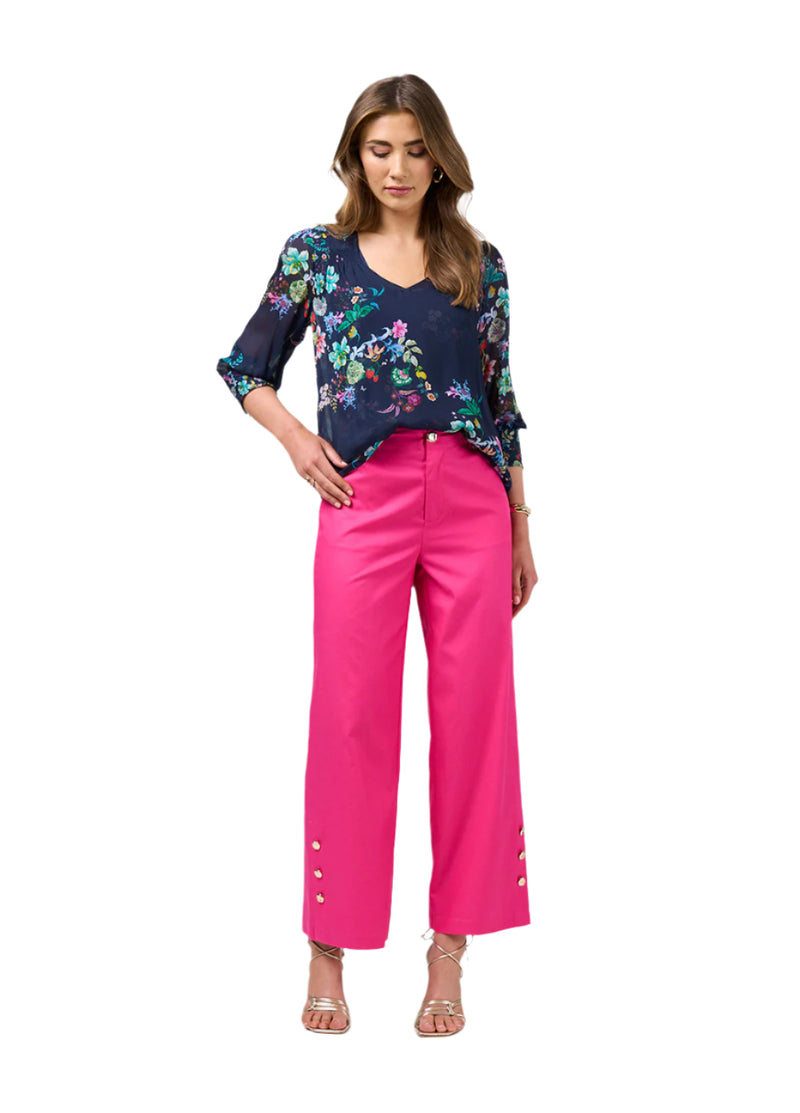 Loobies  Story La Bohème Top - Indigo Multi