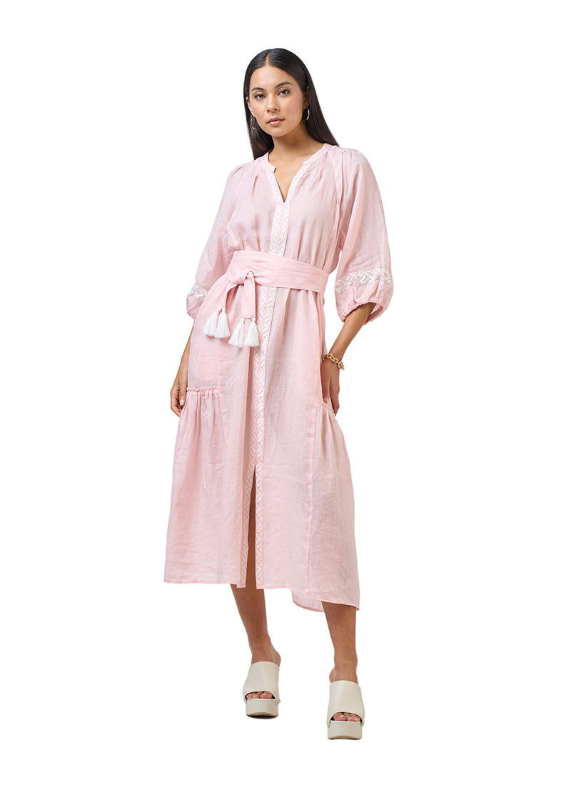 Loobies  Story Maya Midi Dress - Blush