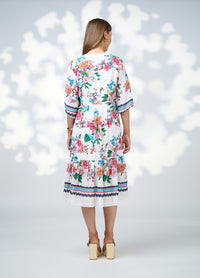 Loobies Story Pandora Dress - White Multi
