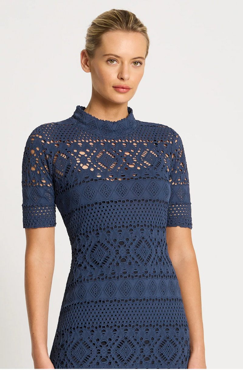 Moss & Spy Maya T-Dress - Blue