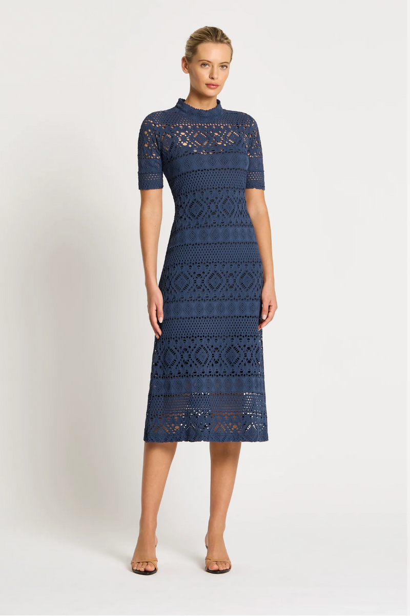 Moss & Spy Maya T-Dress - Blue