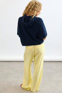 Mia Fratino Pure Reversible Cashmere Cardi - French Navy