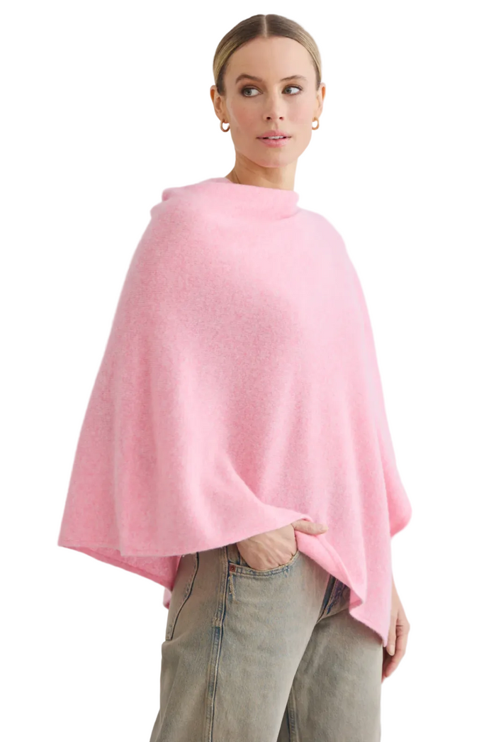 Mia Fratino Sorrento Button Wrap - Petal