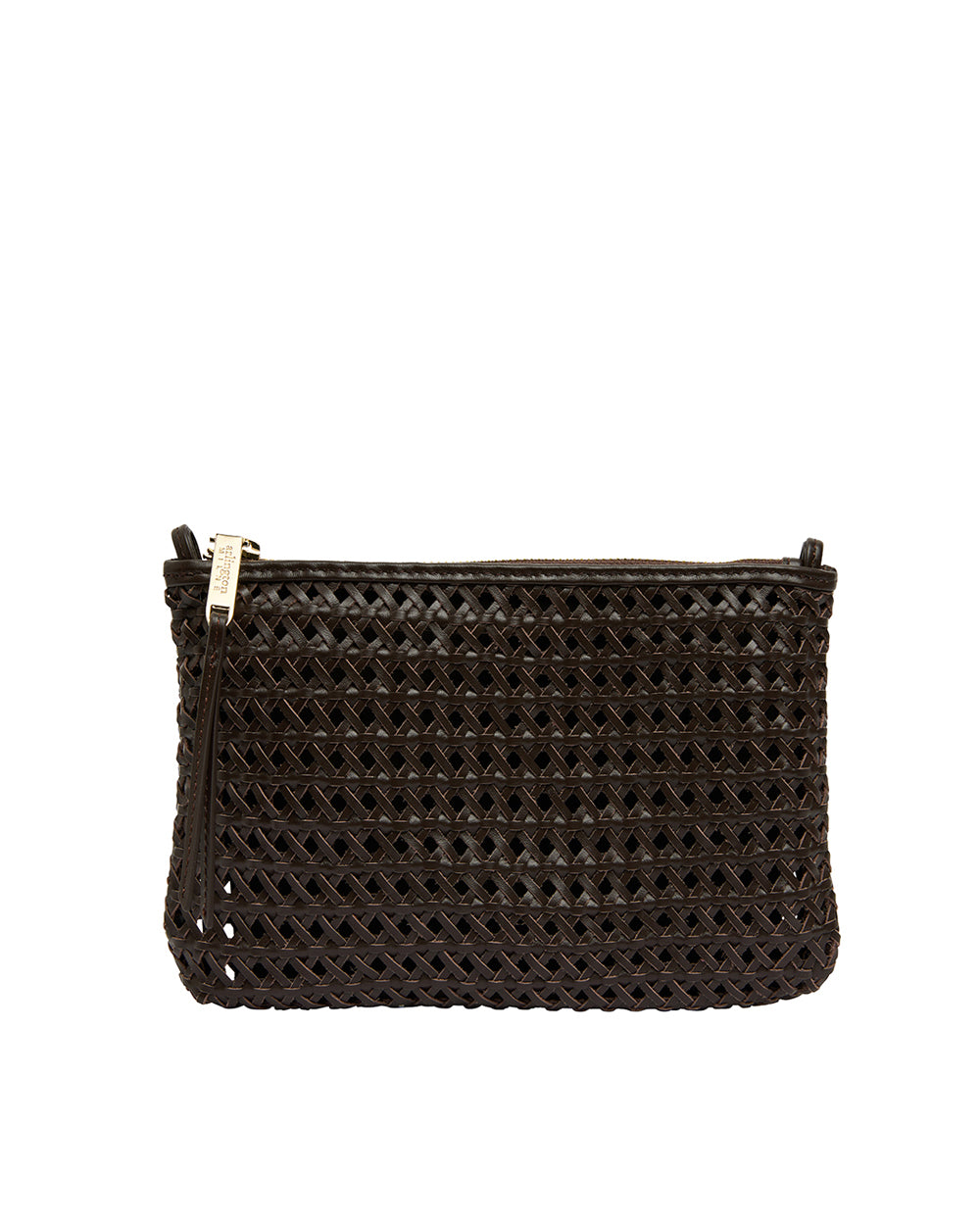 Arlington Milne Molly Crossbody - Chocolate Weave