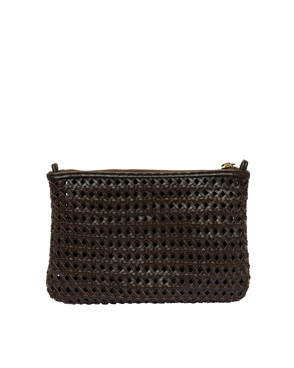Arlington Milne Molly Crossbody - Chocolate Weave
