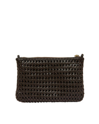 Arlington Milne Molly Crossbody - Chocolate Weave