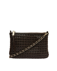 Arlington Milne Molly Crossbody - Chocolate Weave