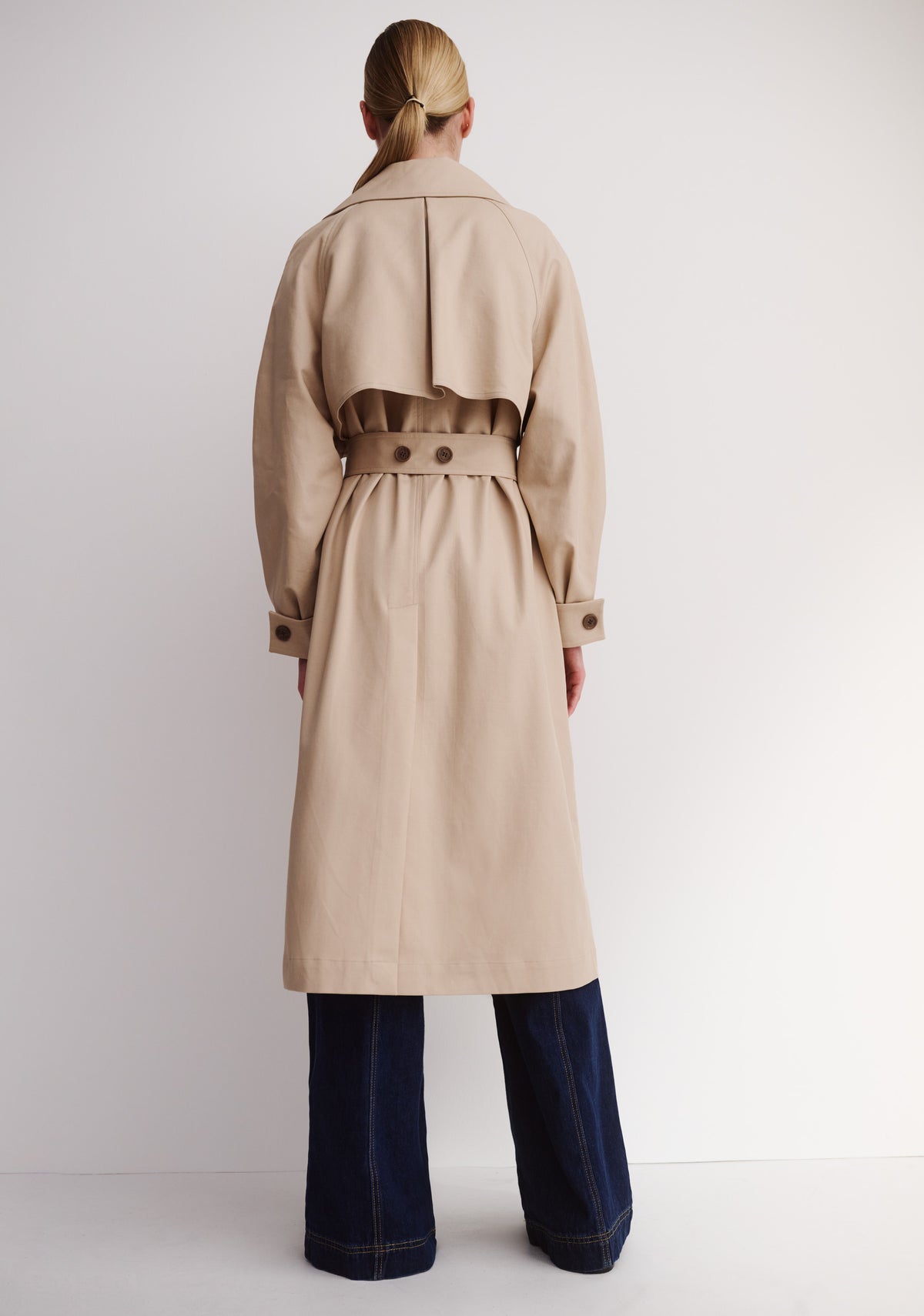 MORRISON RORY TRENCH COAT - BISCUIT