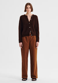 Morrison Albi Knit Cardigan - Chocolate