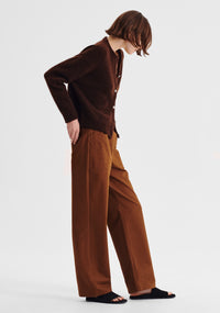 Morrison Albi Knit Cardigan - Chocolate