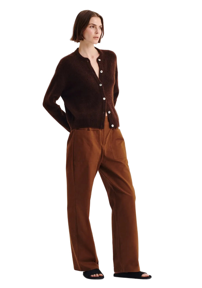 Morrison Albi Knit Cardigan - Chocolate