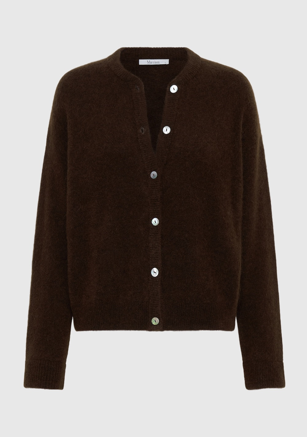 Morrison Albi Knit Cardigan - Chocolate
