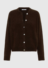 Morrison Albi Knit Cardigan - Chocolate