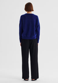 Morrison Albi Knit Cardigan - Cobalt