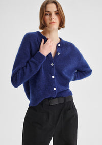 Morrison Albi Knit Cardigan - Cobalt