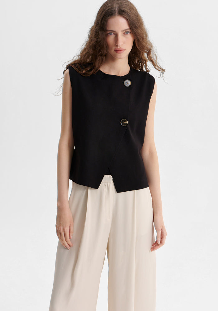 Morrison Bennett Knit Vest - Black