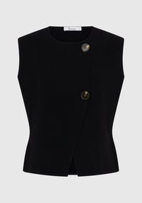 Morrison Bennett Knit Vest - Black