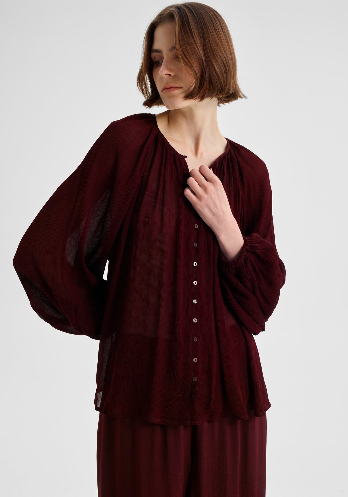 Morrison Florian Blouse - Pinot