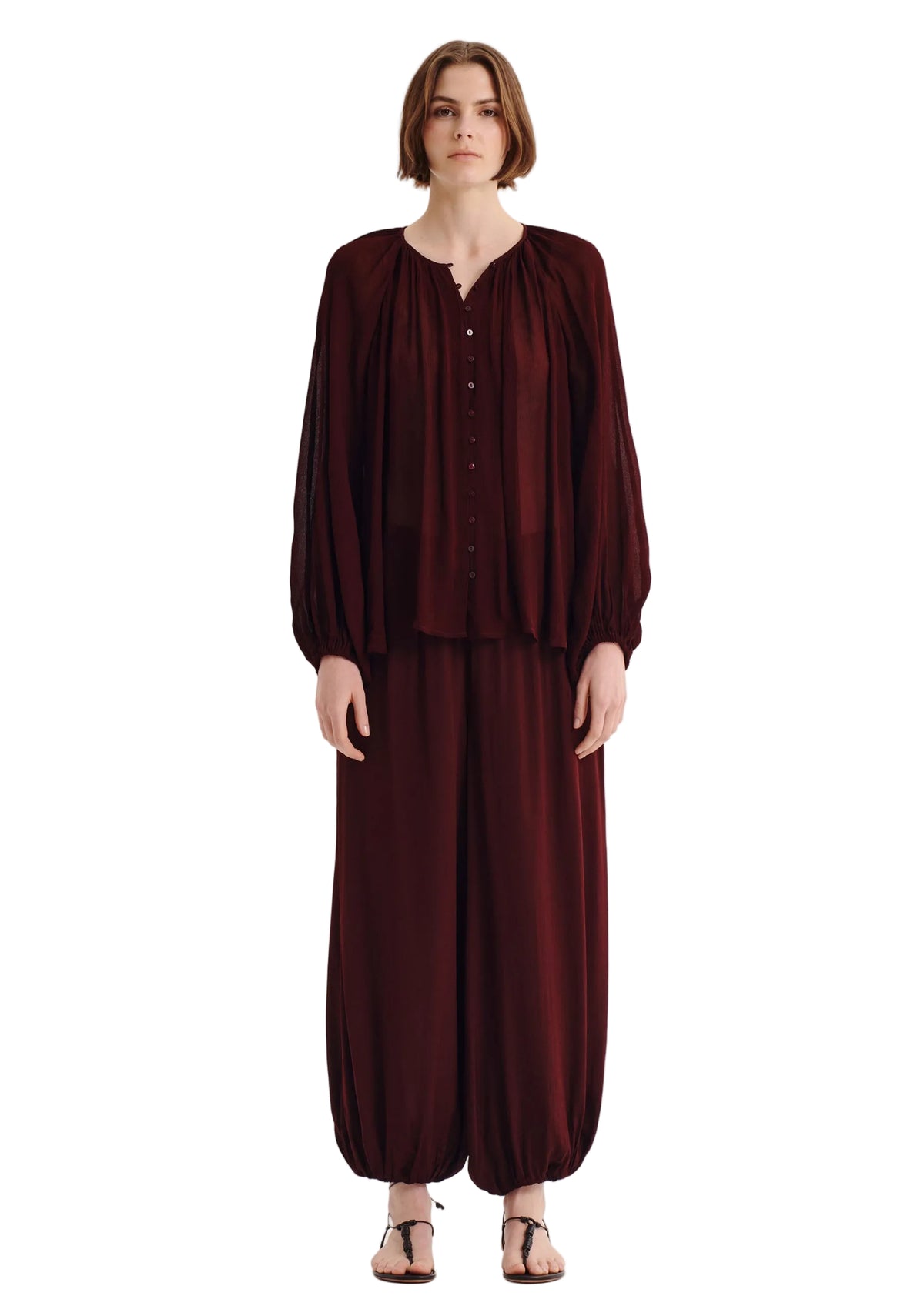 Morrison Florian Blouse - Pinot